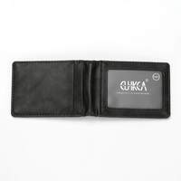 CUIKCA Unisex portfel Rfid torebka klip na pieniądze kobiety mężczyźni metalowy klips wąski skórzany portfel identyfikator firmy przypadki kart kredytowych portfel podróżny 4
